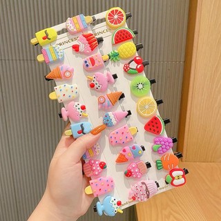 Vỉ 10 cây kẹp tóc hoạt hình cho bé