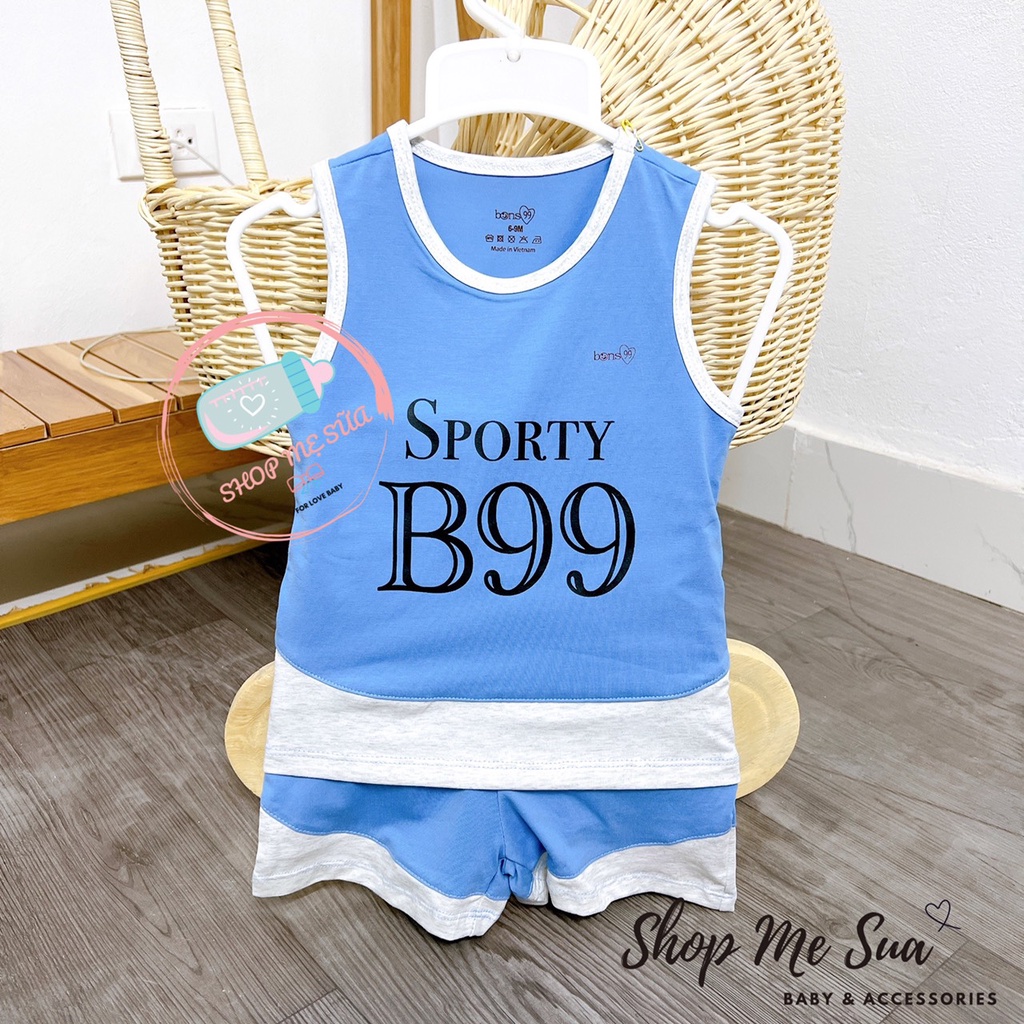 BONS99 Bộ Ba Lỗ Thể Thao Cho Bé