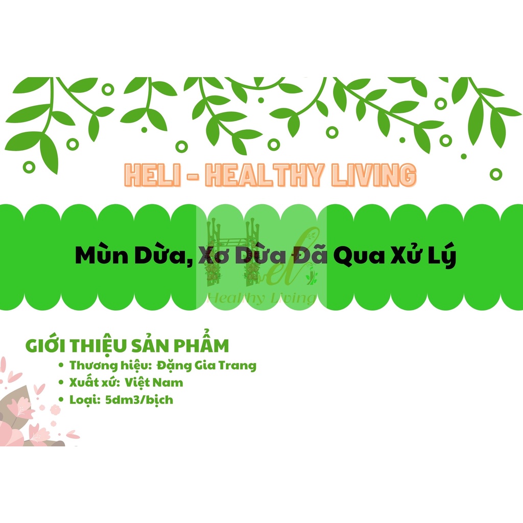Mùn Dừa, Xơ Dừa Đã Qua Xử Lý 5DM3 Trồng Rau Sạch và Hoa Hồng Bằng Đất Sạch, Xơ Dừa, Trấu Hun Và Phân Bón Hữu Cơ