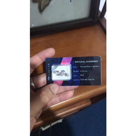 Bông tai vàng trắng k.14 kim tự nhiên hàng si nhật