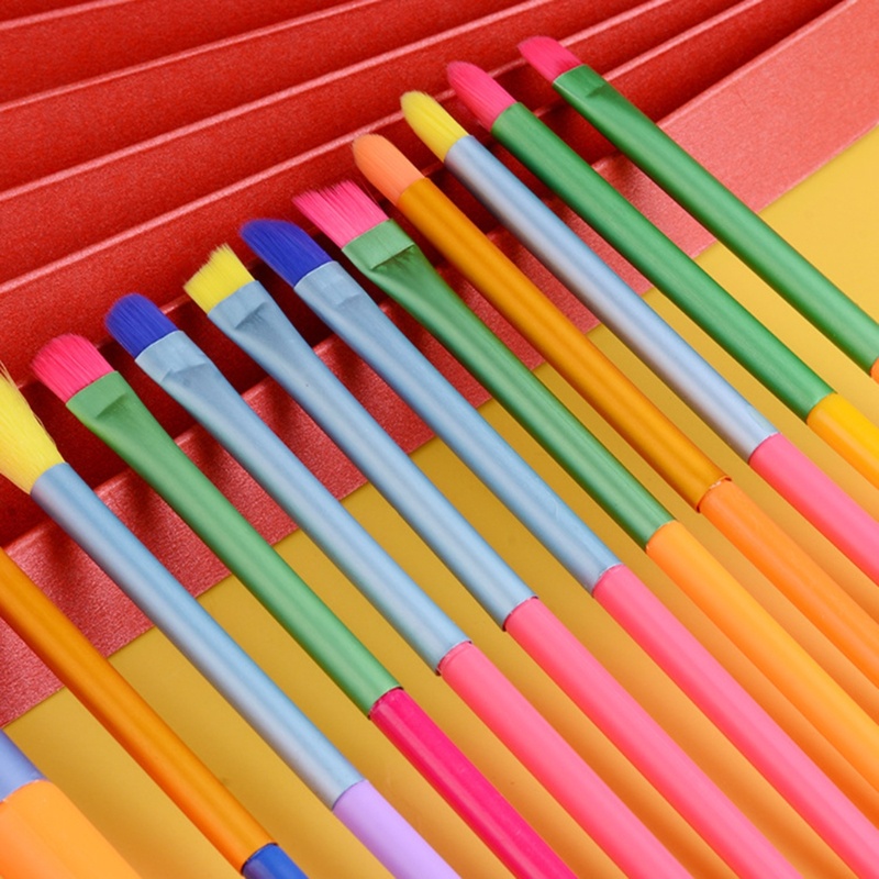 Bộ Cọ Trang Điểm Bằng Sợi Tổng Hợp Nhiều Màu Sắc