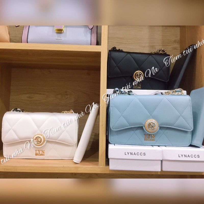 LYN ZOEY WALLET ON CHAIN Túi đeo chéo + 01 ví mini FULL BOX
