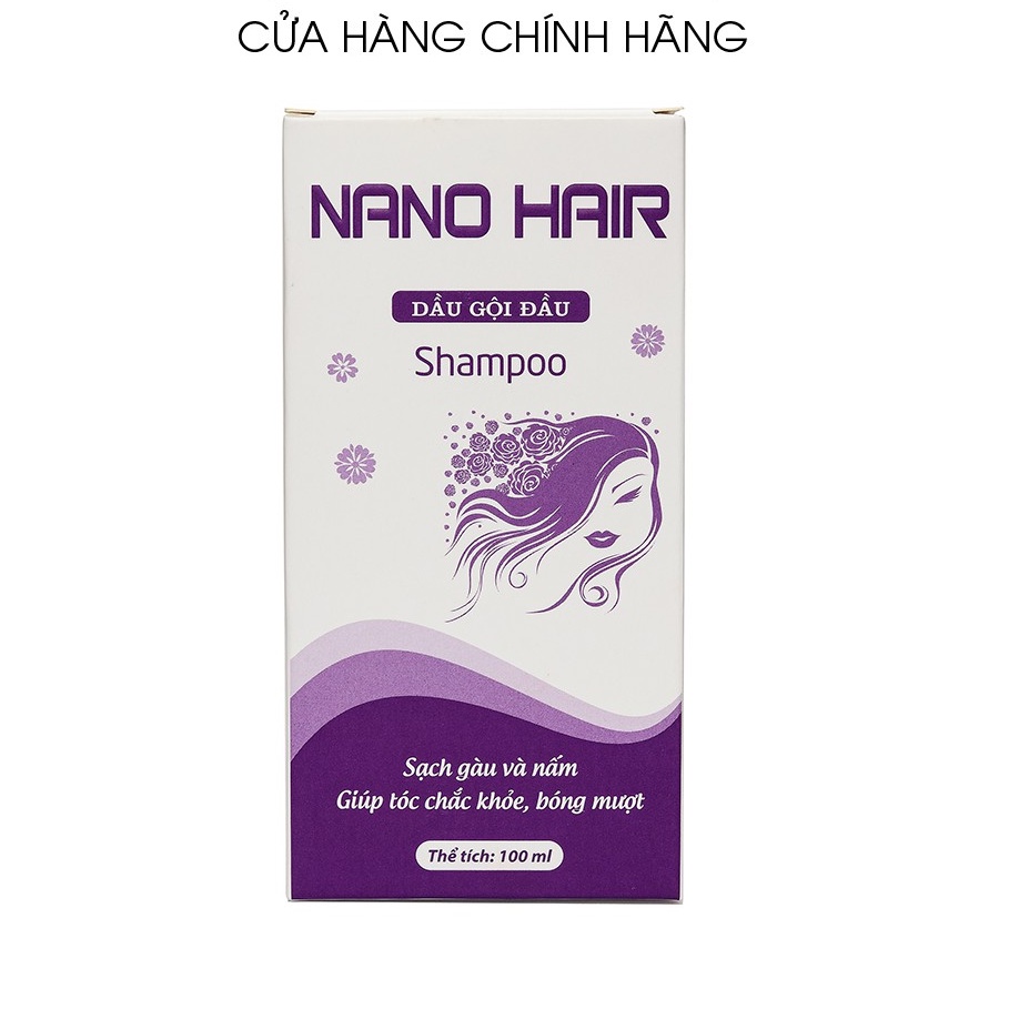 Dầu gội đầu Nano Hair Shampoo sạch gầu và nấm - Chai 100ml
