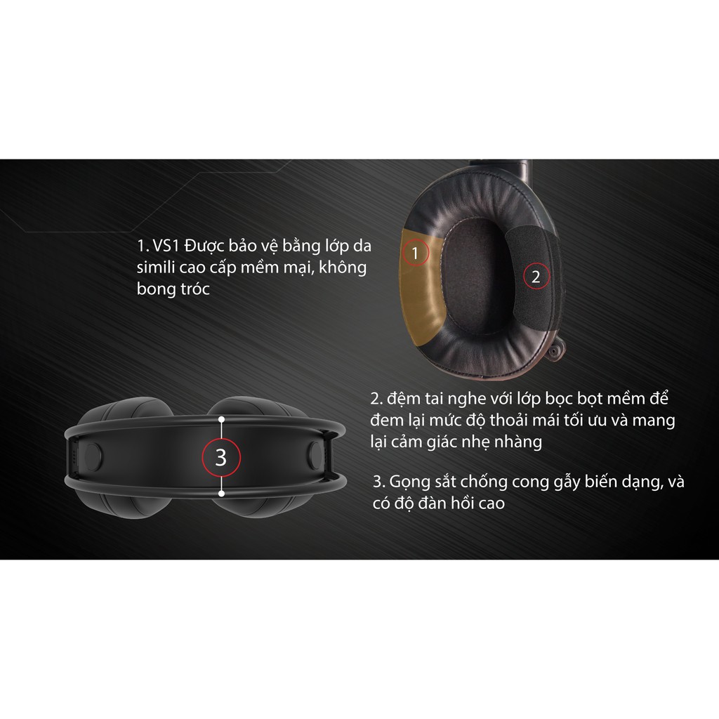 Tai nghe chuyên game thủ Gaming Headphone ESPORT GAMING VX1 7.1 GH6 Plus