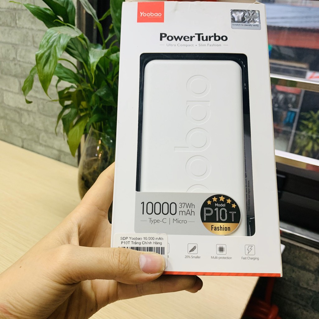 Pin Sạc Dự Phòng Yoobao T-series 10000mAh P10T - Chính hãng