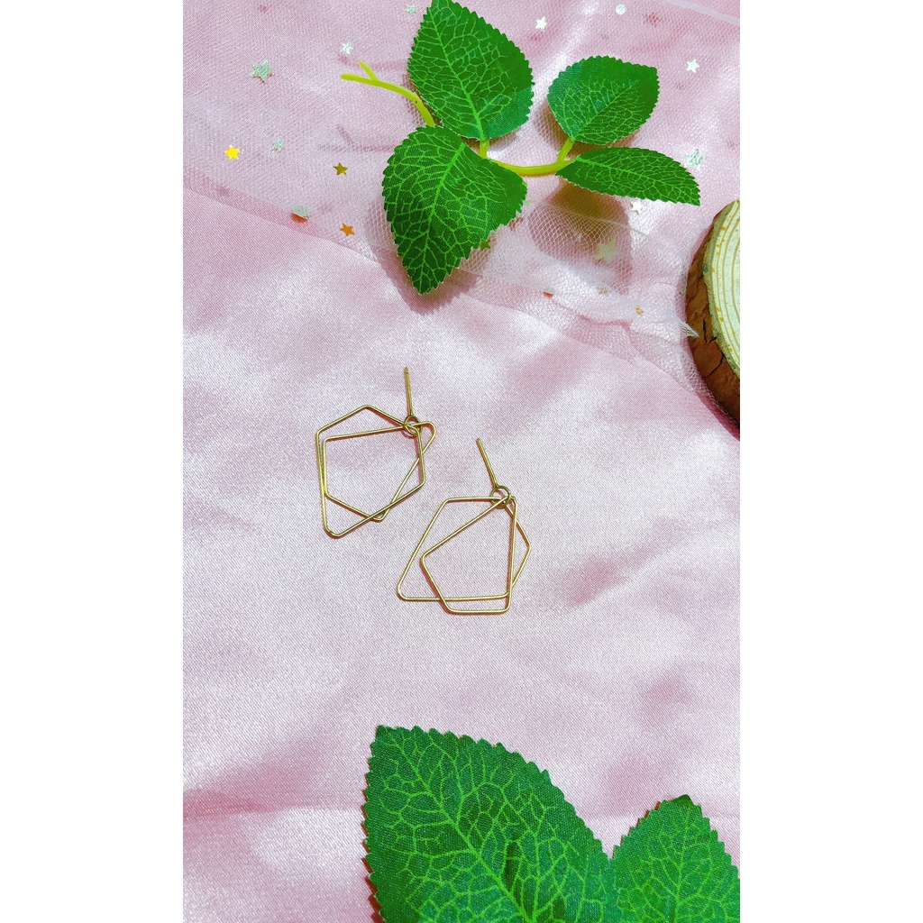 Bông Tai Nữ Cao Cấp ERASHOP 073658 - Hình Học Đơn Giản, Phù Hợp Đeo Hằng Ngày, Đi Chơi, Siêu Rẻ Đẹp