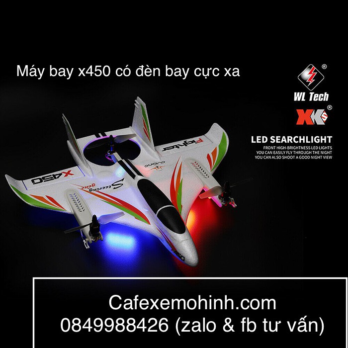 Máy bay điều khiển WLtoys XK X450 size to chịu  gió tốt