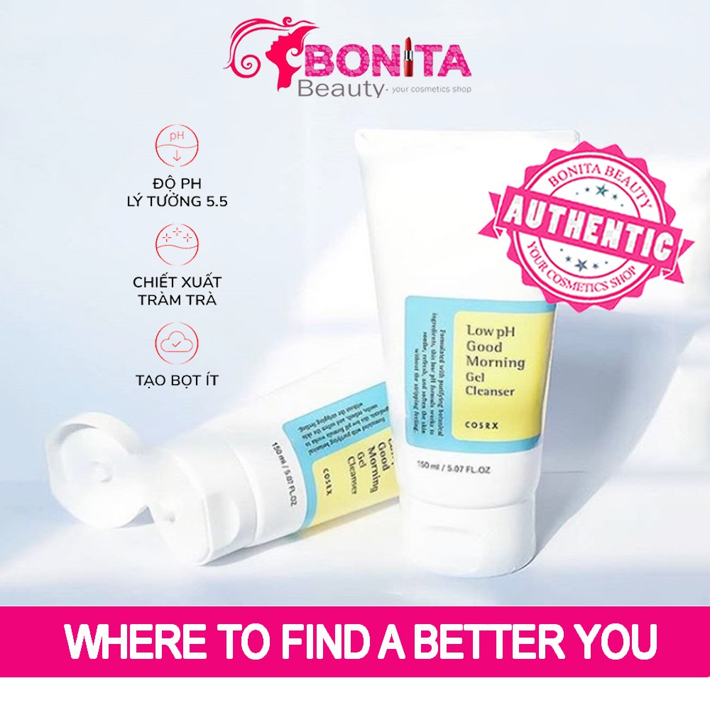 Sữa Rửa Mặt Dạng Gel Cosrx Low pH Good Morning Gel Cleanser 150ml | BigBuy360 - bigbuy360.vn
