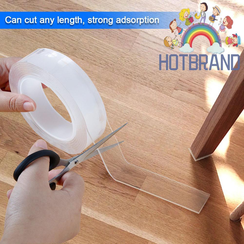 Băng keo nano hai mặt trong suốt đa năng tiện dụng chất lượng cao