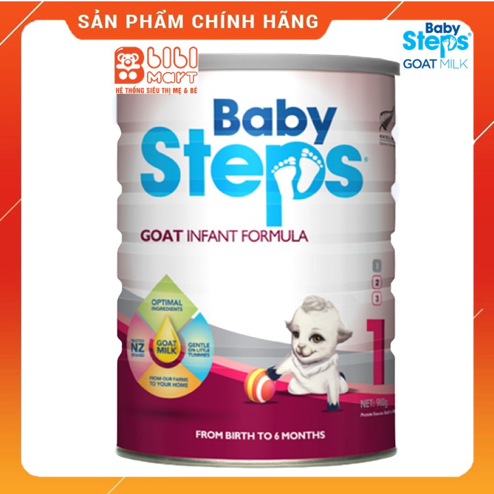 Sữa Dê Công thức Baby Steps Số 1  FREESHIP giúp bé phát triển thể chất và trí não toàn diện,tăng cường miễn dịch