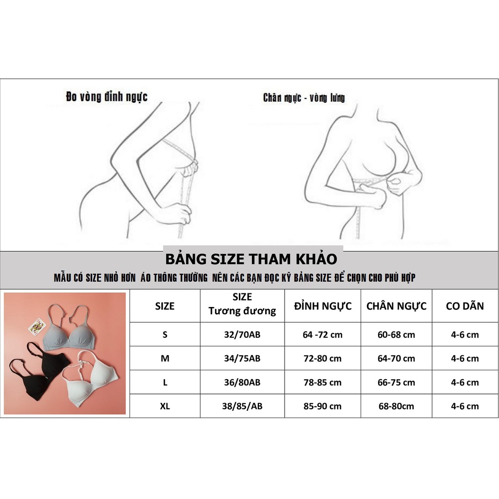 Áo Bra bralette áo ngực nữ cotton không gọng mút mỏng mùa hè phom ôm nâng ngực_AL57 | BigBuy360 - bigbuy360.vn