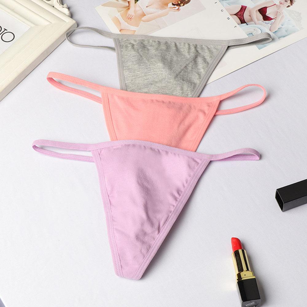 QQMALL Quần Lót Cotton Lưng Thấp Màu Sắc Đa Dạng