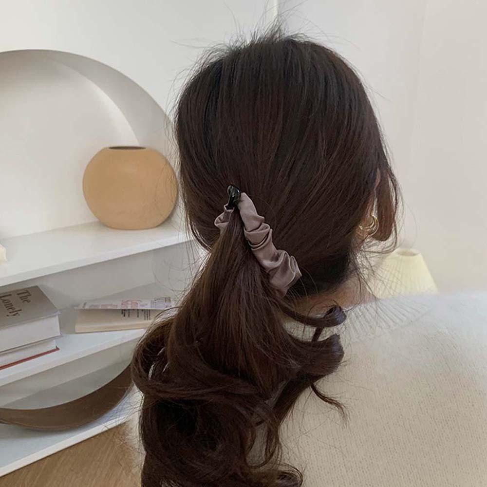 Kẹp Tóc Hình Quả Chuối Cỡ Lớn Nhiều Màu Sắc Đơn Giản Phong Cách Hàn Quốc Cho Nữ