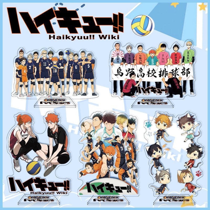 (ĐỘI NHÓM) Standee Haikyuu!! Vua bóng chuyền tượng acrylic standee anime mica chibi trang trí trưng bày mô hình