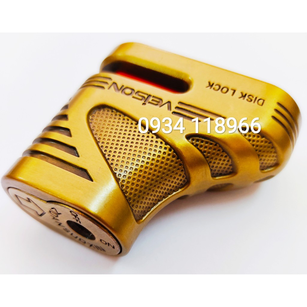 Ổ khóa đĩa xe máy chống trộm zcon DX6  - Veision DX3