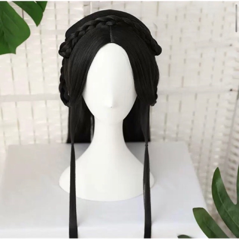Tóc cổ trang nữ cả đầu kiểu 2 kèm wig cap