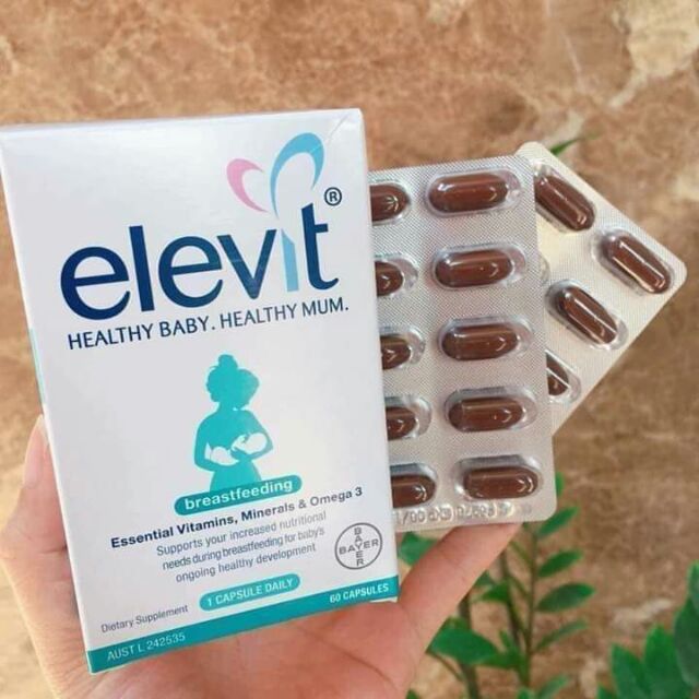 Vitamin elevit 60 viên cho mẹ sau sinh