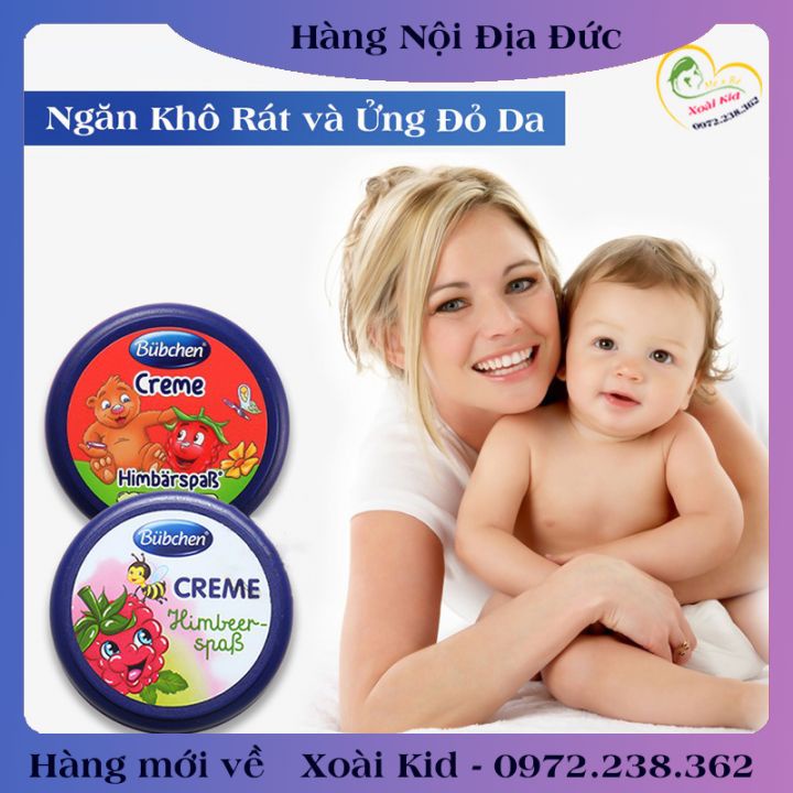 [auth] Kem dưỡng ẩm cho da Bubchen 20ml dùng được cho trẻ sơ sinh [Hot]