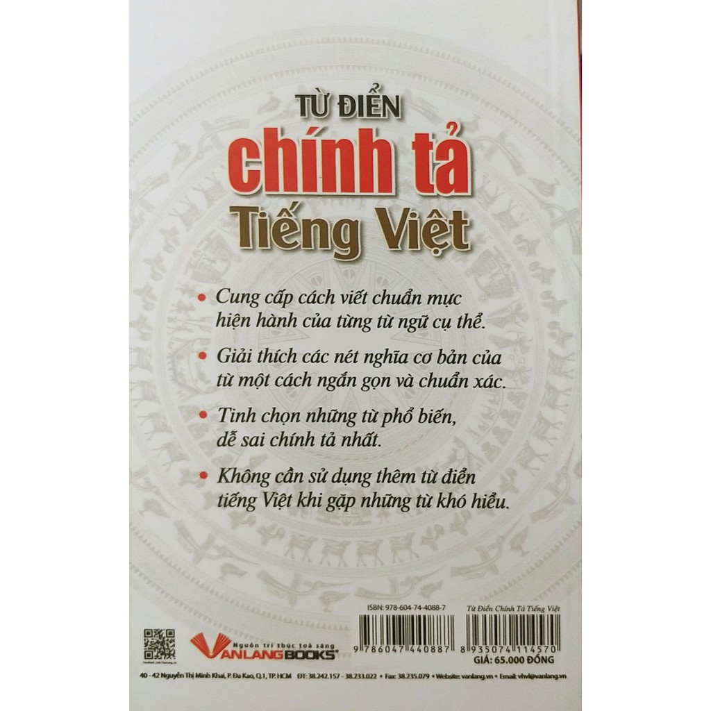 Sách Từ Điển Chính Tả Tiếng Việt | BigBuy360 - bigbuy360.vn