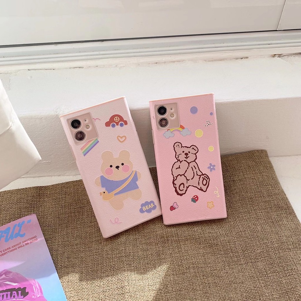 Ốp Lưng Dẻo In Hình Gấu Dễ Thương Cho Iphone 7 / 8 + / Ix / Xr / Xsmax / 11 / Pro / Pro Max / 12mini / 12 / Pro / Promax | BigBuy360 - bigbuy360.vn