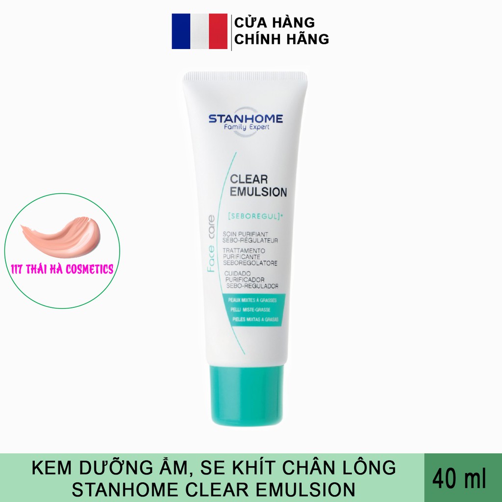 Kem dưỡng ẩm, se khít chân lông cho da dầu mụn Stanhome Family Expert Clear Emulsion 40ml