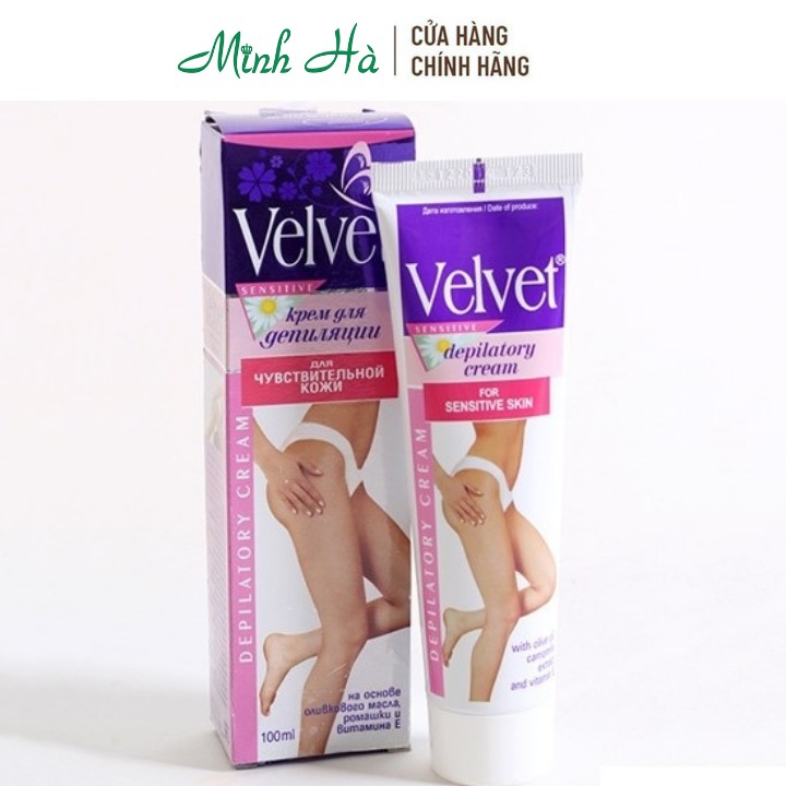 Kem tẩy lông Velvet Sensitive của Nga 100ml