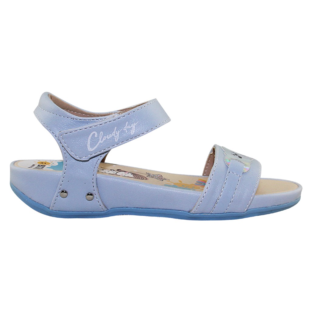 Sandal Bita's đế bằng bé gái - SOB.263 Xanh Biển