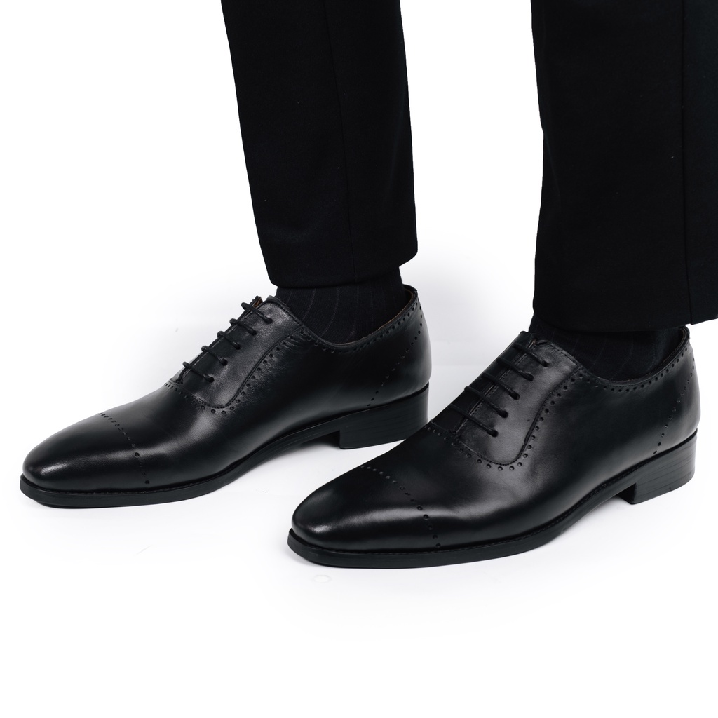 Giày Tây Cao Cấp OXFORD - OF31 - Da Bò Ý Lót Trong Da Bò Mộc - Thương hiệu Be Classy