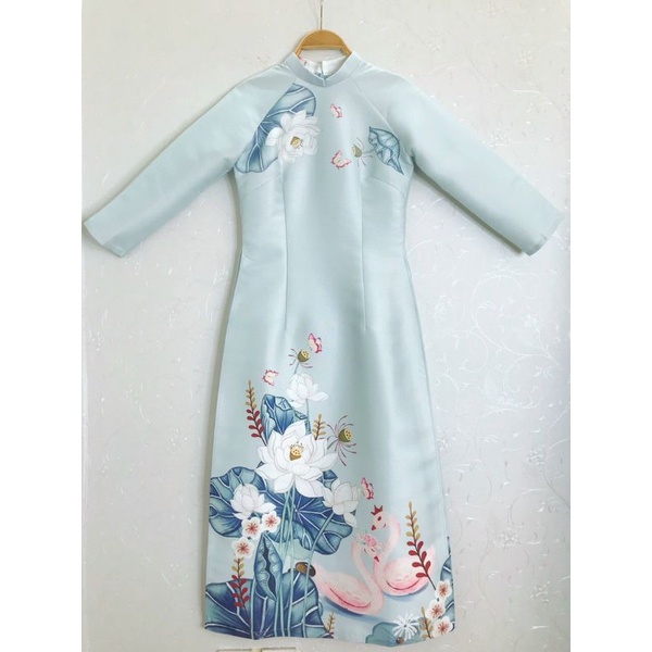 ❤ Áo dài tapta in 3d chuẩn xịn xinh hàng thiết kế cao cấp đẹp giá rẻ | BigBuy360 - bigbuy360.vn