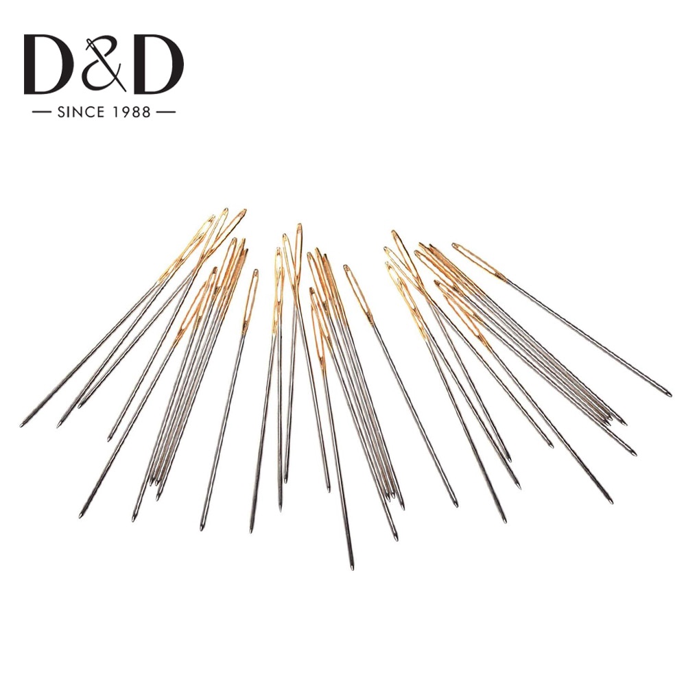 Set 30 Kim Khâu Mắt To Bằng Thép Không Gỉ