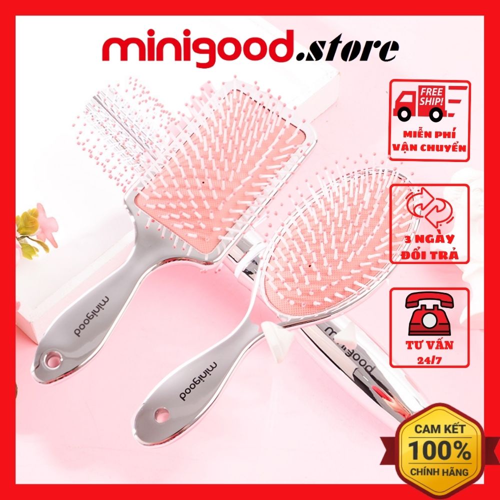 Lược chải tóc mạ điện MINIGOOD thời trang