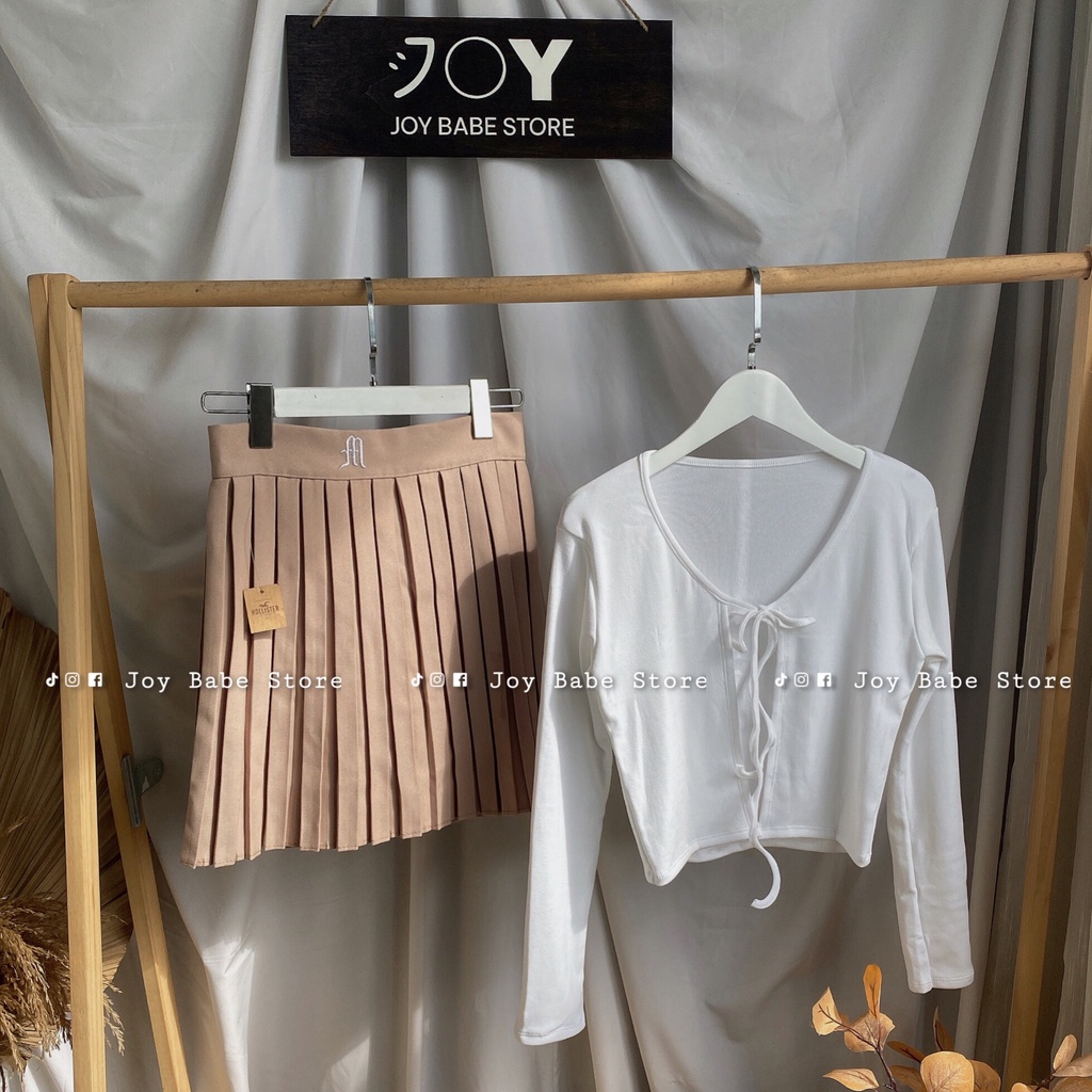 Áo khoác nhẹ croptop tay dài Joy Babe 🌺 thun gân xịn hack dáng co giãn 4 chiều, áo croptop kiểu nữ CROD CRON 42 SALE