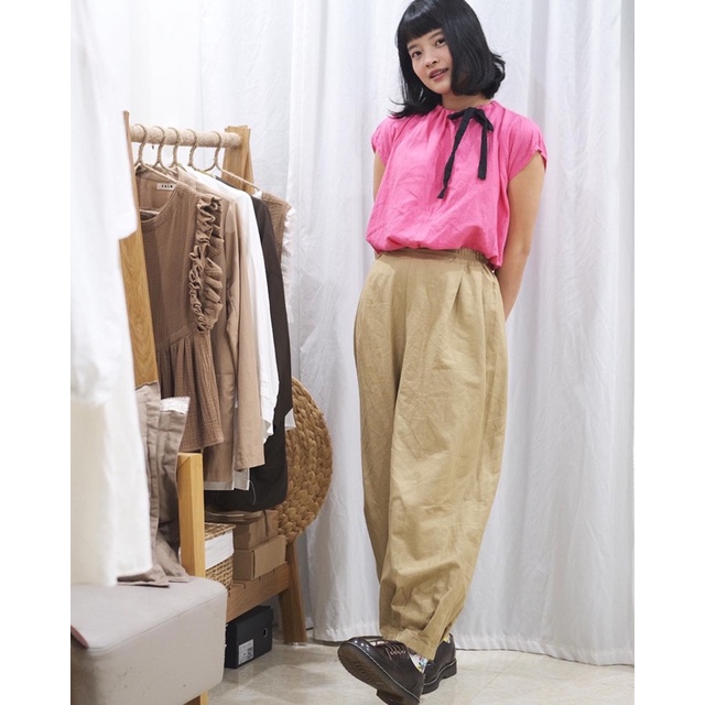 Quần dài Circus linen premium phong cách vintage Nhật Bản by Calm