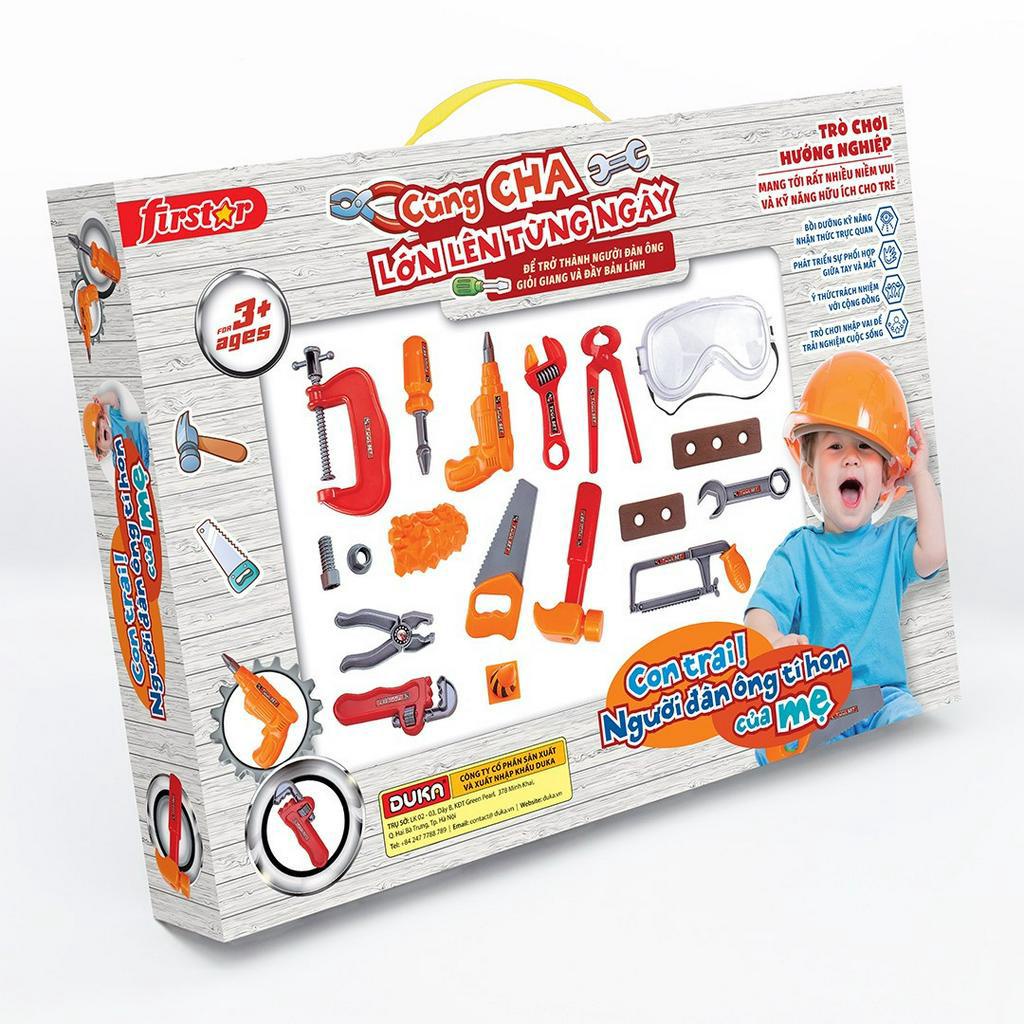 Đồ Chơi Duka : Bộ Dụng Cụ Đồ Chơi Cho Bé 18 Chi Tiết DK81165