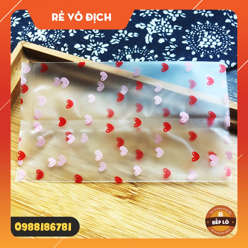 Túi Bánh Dứa Túi Bánh Gạo Túi Thanh Gạo Lứt Kẹo mút 7 * 12cm ĐỦ KIỂU SÁNG SANG TRỌNG DỄ THƯƠNG - set 100 túi