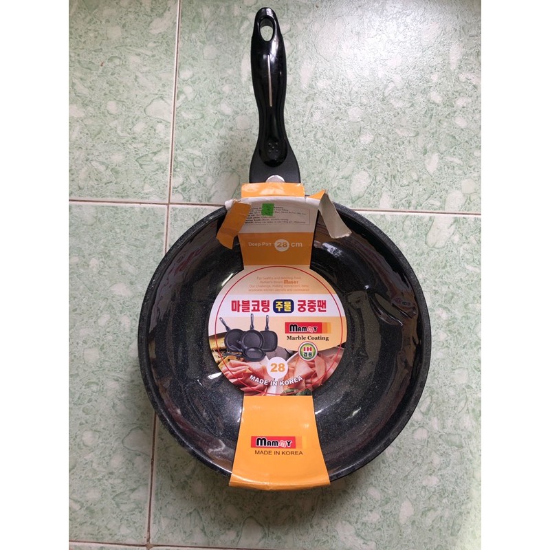 Chảo đá sâu Hàn Quốc Mammy đun bếp từ đủ size