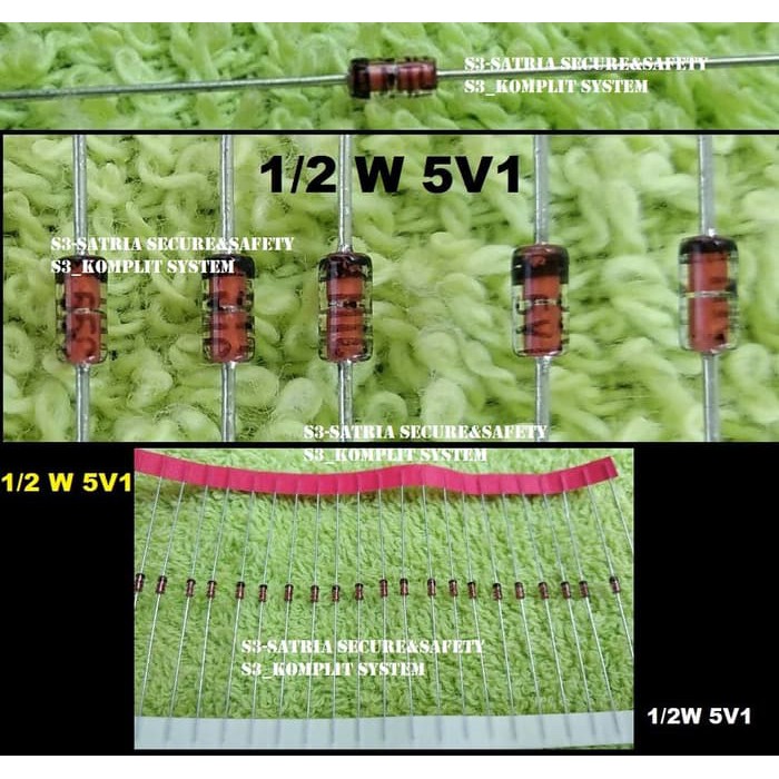 Đi Ốt Zener Stc336 Zener 12 W Watt 5v1 Diode 5v1 0.5w 05watt 0.5 Half 5v 1 5m