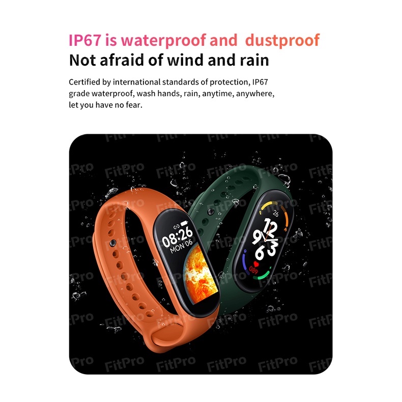 Đồng Hồ Thông Minh M7/M6 Bluetooth 5.0 PK M6 M5 M4 Y68 T500 Cho Đồng Hồ Thông Minh Xiaomi Android