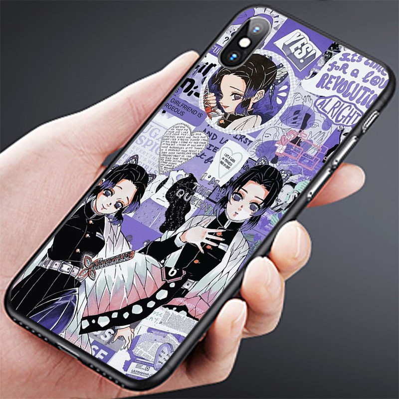 Meizu Meilan Mblu E2 E3 Metal MX4 Pro Note 2 3 5 6 Printed Shell Black soft Phone case Kimetsu no Yaiba Demon Slayer Kochou Shinobu