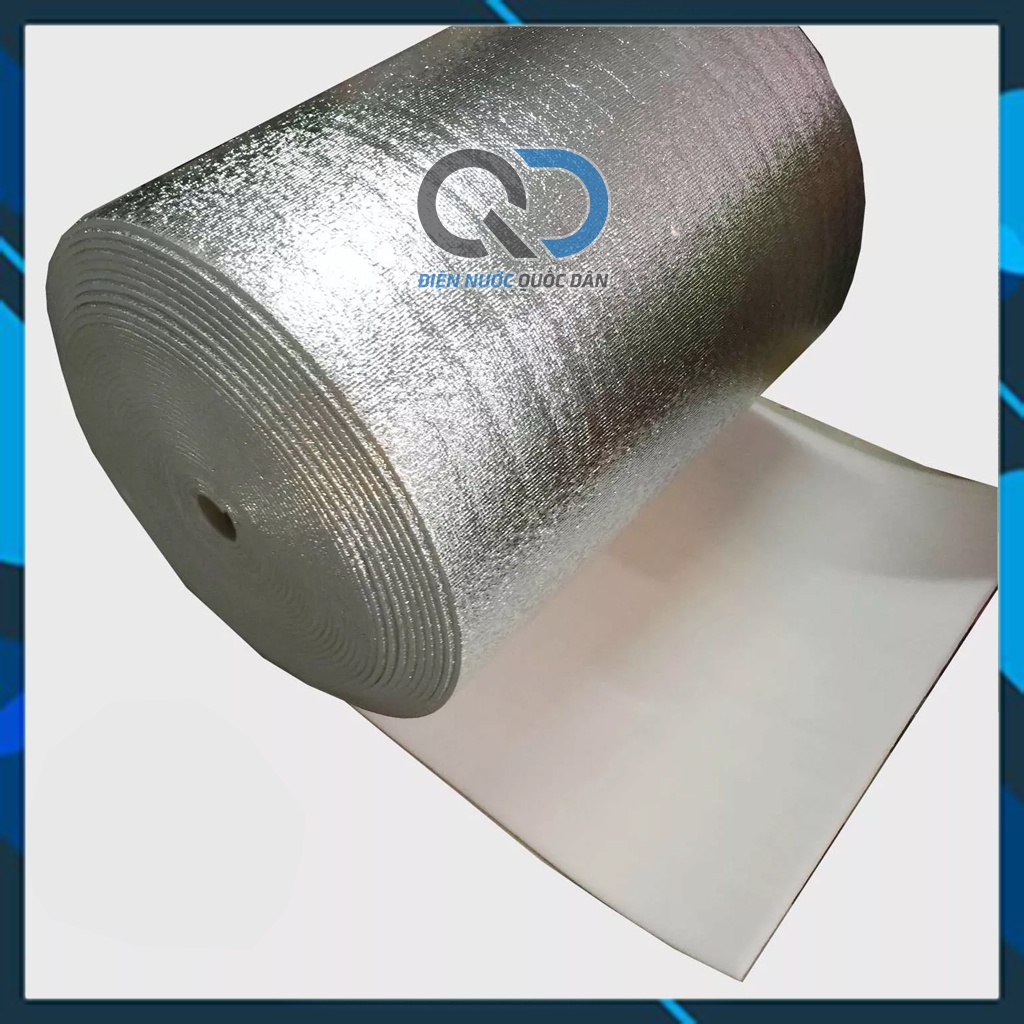 Xốp bạc cách nhiệt, xốp chống nóng, chống thấm - bán theo nguyên 1 cuộn lớn