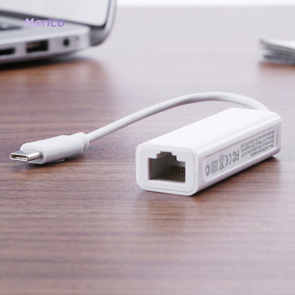 Ma-usb 3.1 Type-c Gigabit Ethernet Adapter To Rj45 Lan Card Mạng