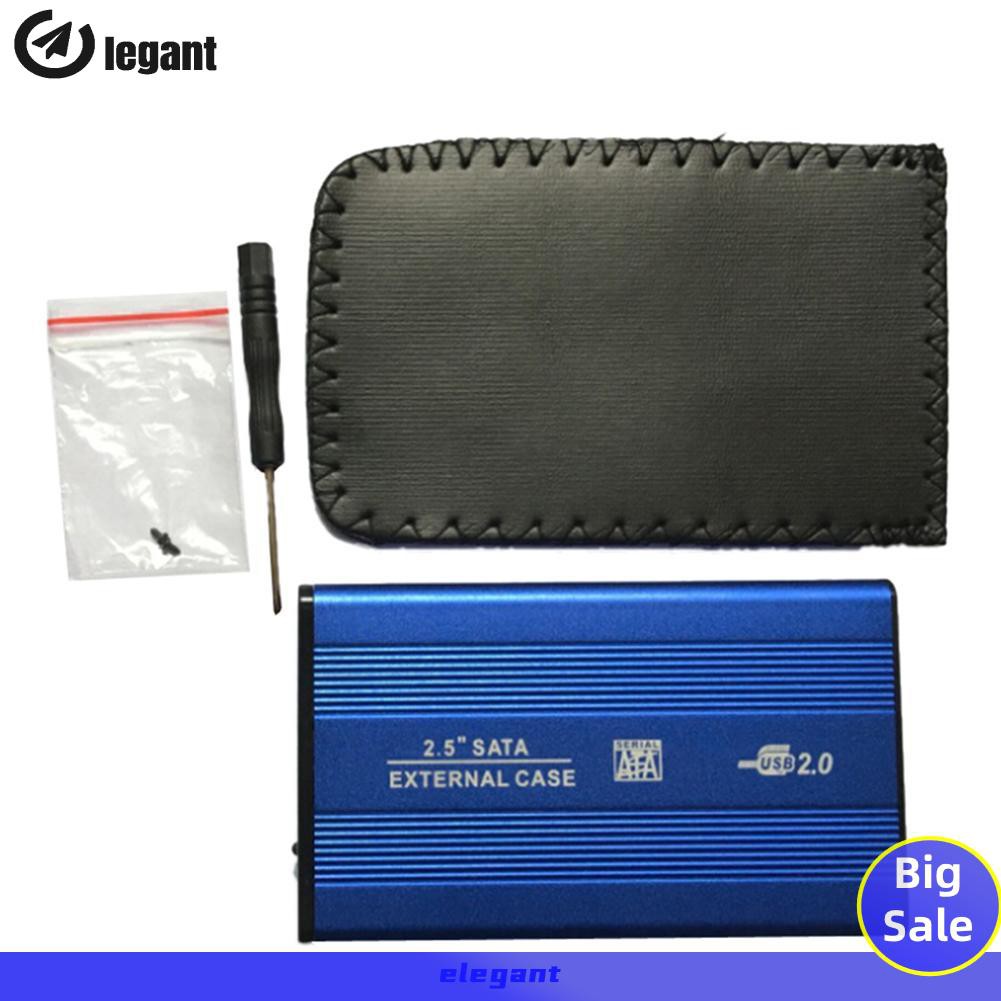 [NEW]2.5 Inch USB 2.0 SATA External Mobile Hard Disk Box Aluminum Alloy Shell | BigBuy360 - bigbuy360.vn