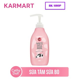 Sữa Tắm Bò Cathy Doll White Milk Shine Body Bath Cream 450ml
