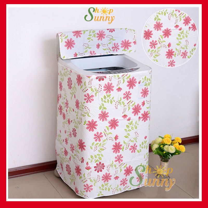 Bọc, áo trùm máy giặt Cao Cấp Cửa trên, Cửa Ngang Chống Thấm,bám bụi ,Tháo Lắp dễ dàng-Cho Máy giặt 7-9kg- Sunny
