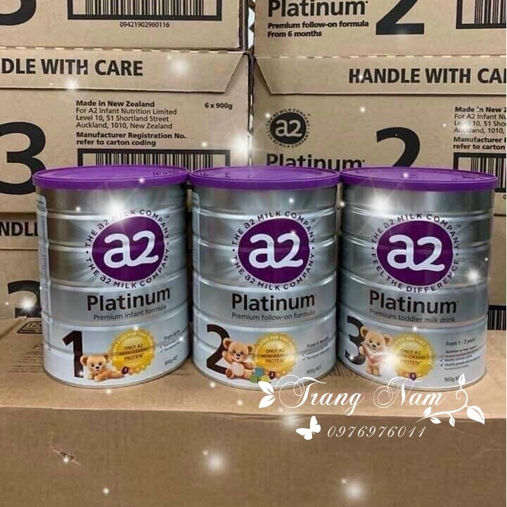 Sữa bột A2 Platinum 900gr số 1, 2, 3, 4 (Úc)
