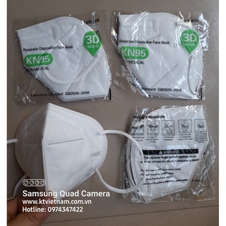KHẨU TRANG N95 DIỆT VIRUSSS MÀU TRẮNG CÓ NẸP MŨI ĐƯỢC TRỢ GIÁ