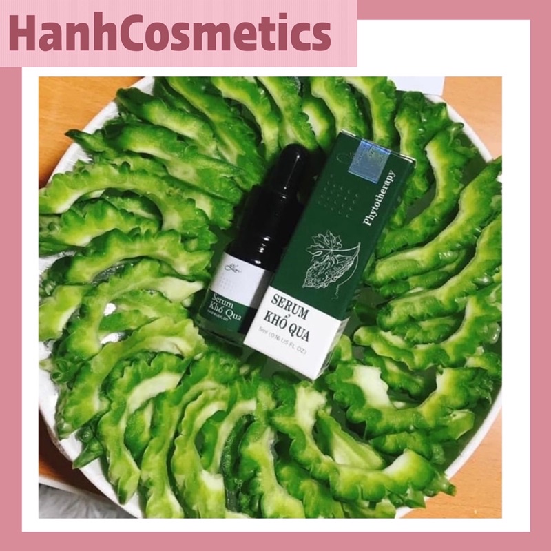 Lọ Serum Khổ Qua 5ml - hỗ trợ giảm mụn, se khít lỗ chân lông