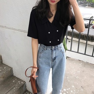 Áo sơ mi công sở cổ V bigsize
