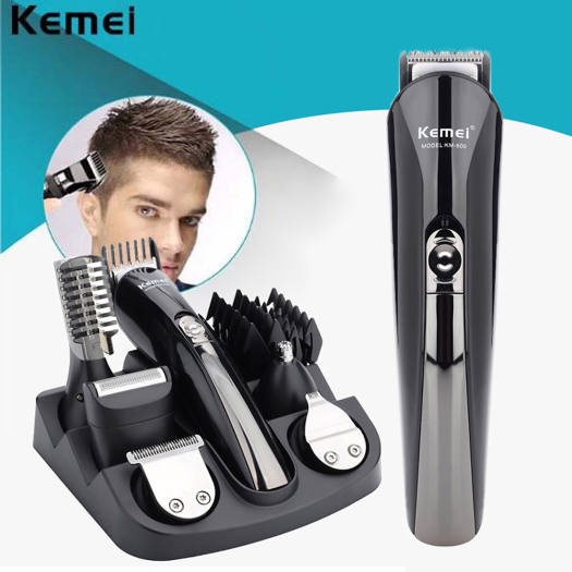 Tông đơ Kemei KM- 600 cao cấp 11 in 1+ Kèm nhiều quà tặng
