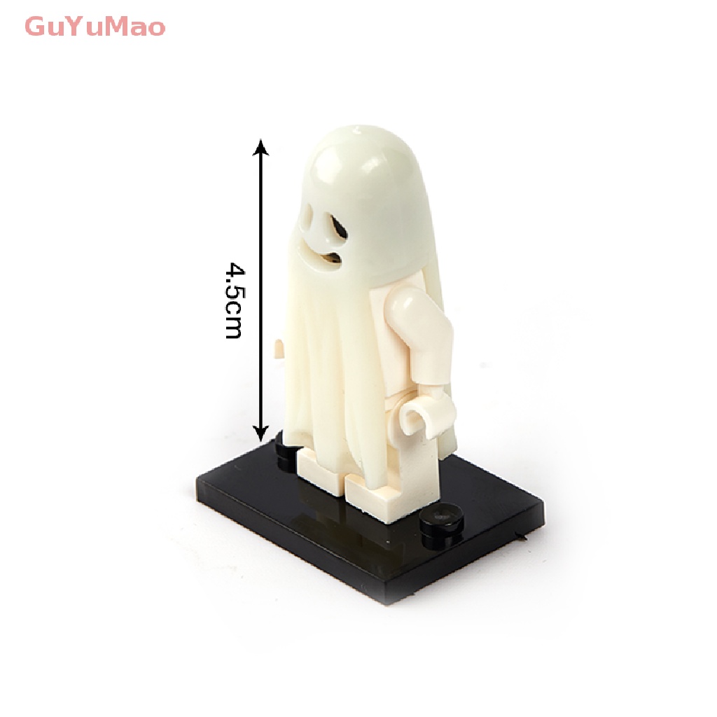 [cxGUYU] Mô Hình Khối Xây Dựng Ma Cười Phát Quang Cho Halloween PRTA